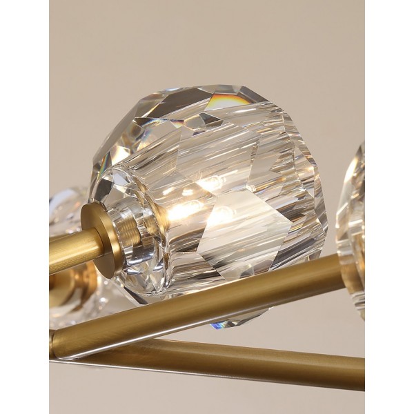 ROUND CRYSTAL BALL CANDLESTICK