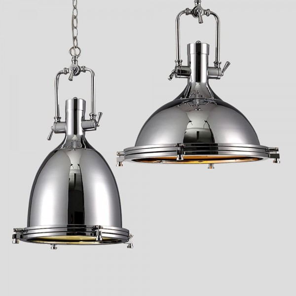Country industrial metal pendant light