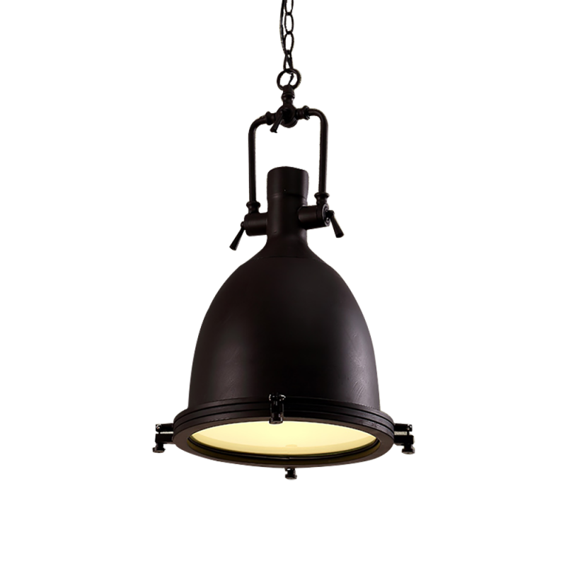 Country industrial metal pendant light