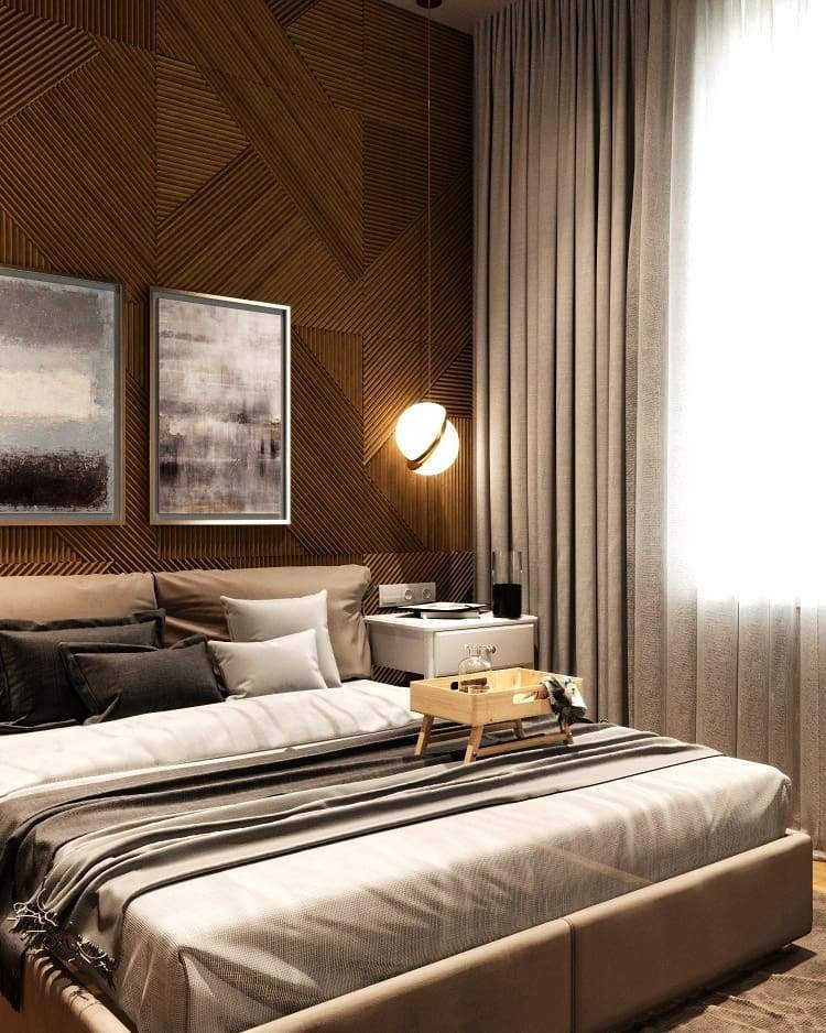 Crescent pendant lamp