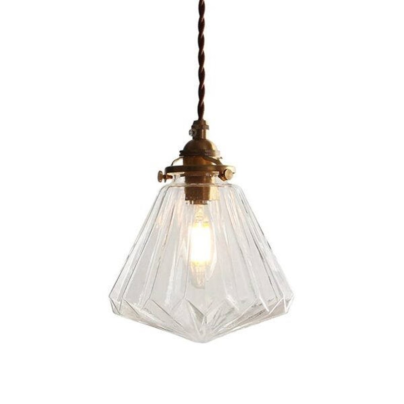 Transparent glass pendant series