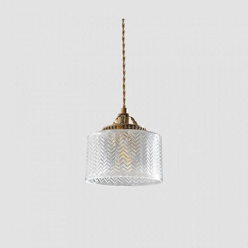 Transparent glass pendant series