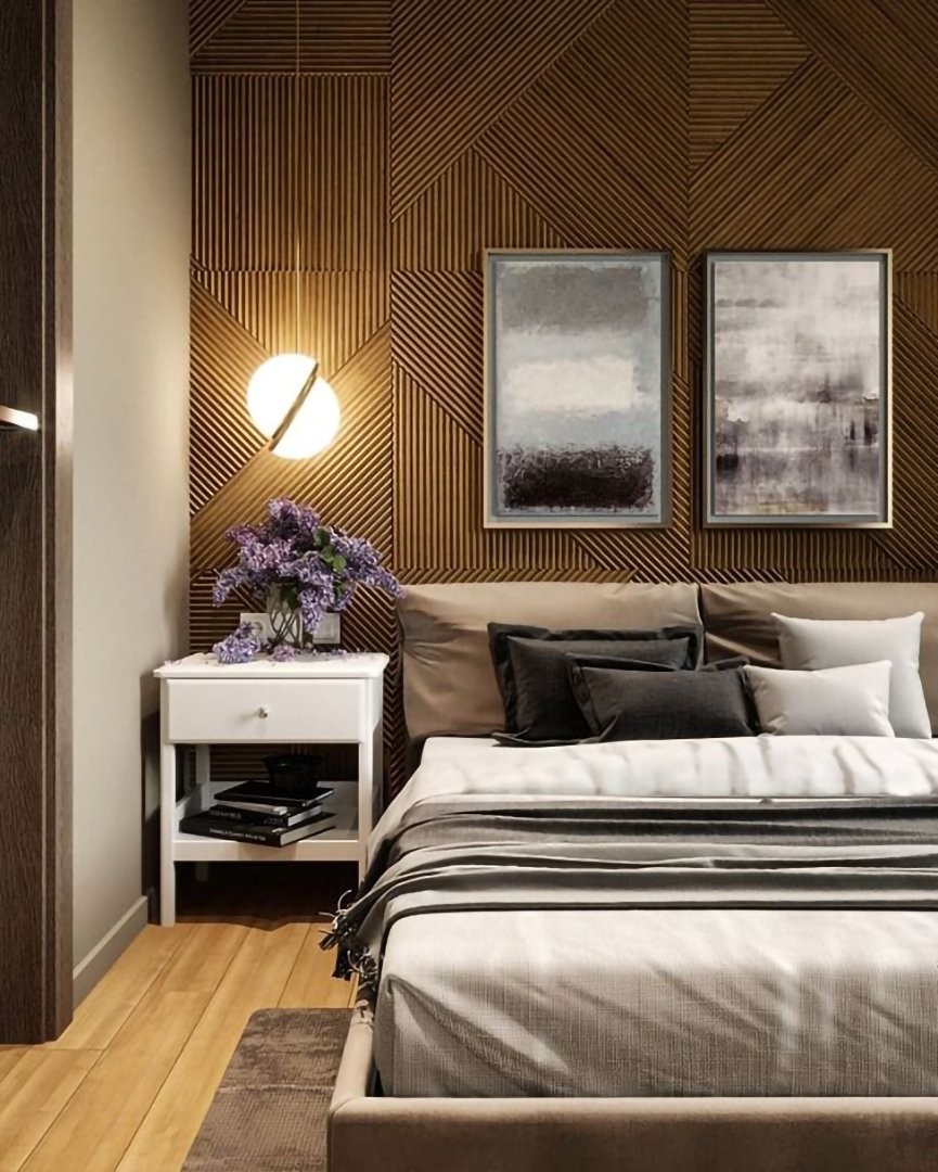 Crescent pendant lamp