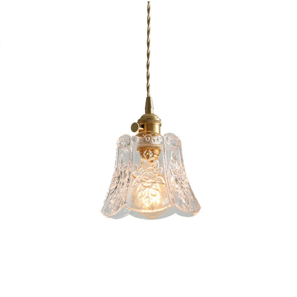 Transparent glass pendant series