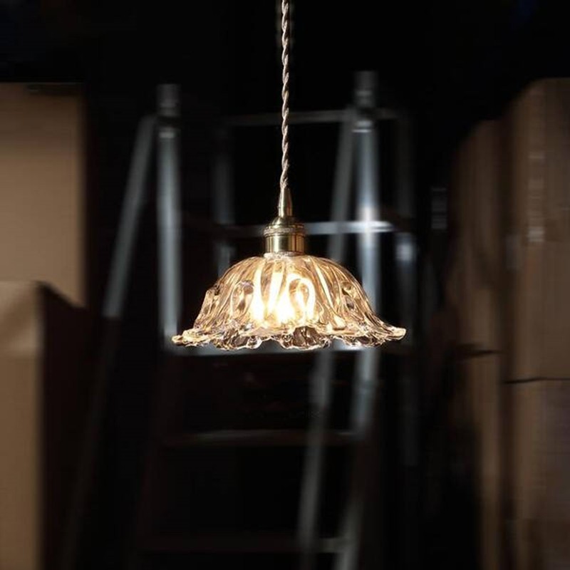 Transparent glass pendant series