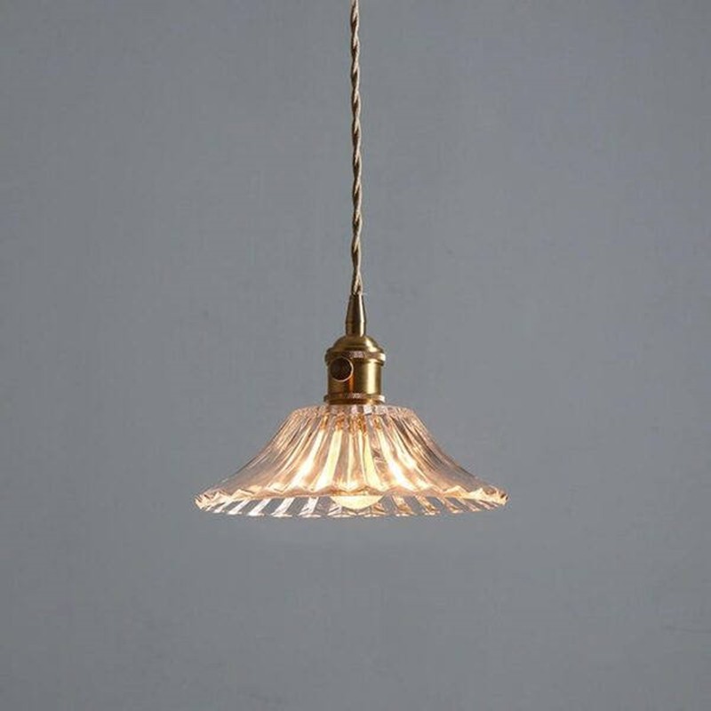 Transparent glass pendant series