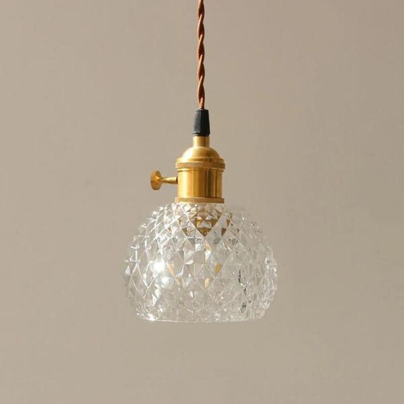 Transparent glass pendant series