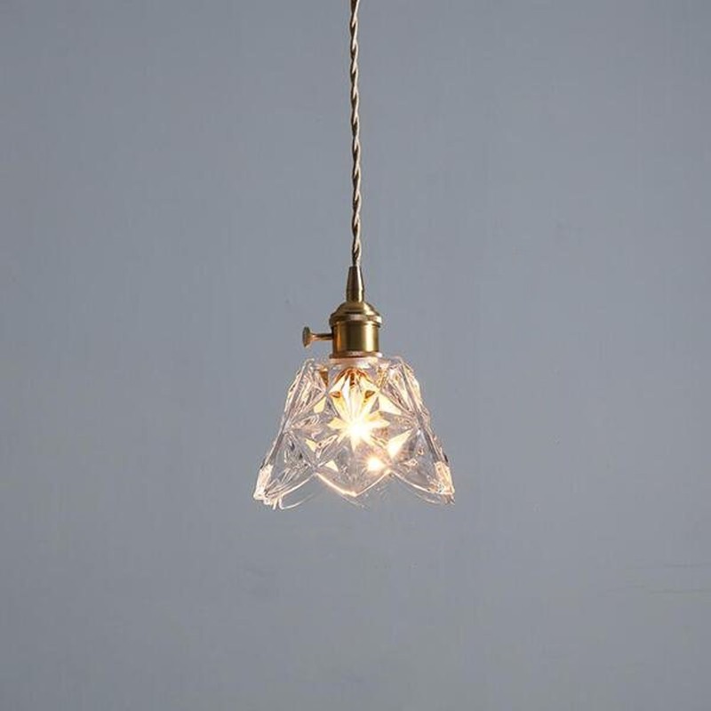 Transparent glass pendant series