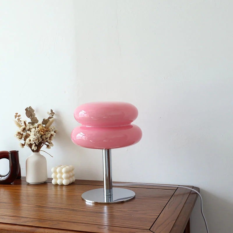 Retro Bauhaus Lollipop Ripple Table Lamp for Bedroom S19